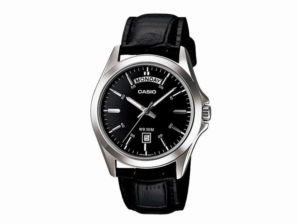Casio MTP-1370L-1A Black Leather Strap Watch for Men,men's watches,watch for men, best men's watches,luxury men's watch,minimalist men's watch,casual men's watch,dress watch for men,automatic men's watch,quartz men's watch,cheap men's watch. busine