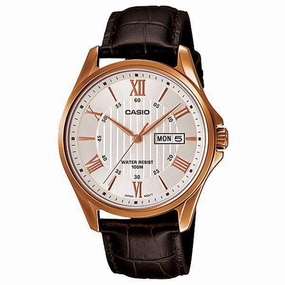Casio MTP-1384L-7A Brown Leather Watch For Men,men's watches,watch for men, best men's watches,luxury men's watch,minimalist men's watch,casual men's watch,dress watch for men,automatic men's watch,quartz men's watch,cheap men's watch. business wat