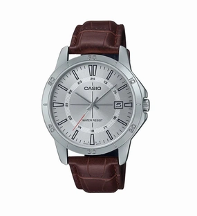 Casio MTP-V004L-7C Analog Leather Strap Watch For Men,men's watches,watch for men, best men's watches,luxury men's watch,minimalist men's watch,casual men's watch,dress watch for men,automatic men's watch,quartz men's watch,cheap men's watch. busin