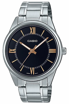 Casio MTP-V005D-1B5 Silver Stainless Watch for Men,men's watches,watch for men, best men's watches,luxury men's watch,minimalist men's watch,casual men's watch,dress watch for men,automatic men's watch,quartz men's watch,cheap men's watch. business