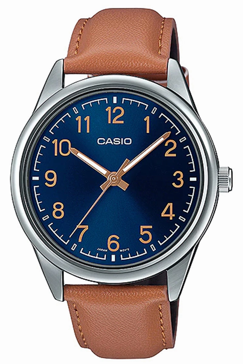 Casio MTP-V005L-2B4 Brown Leather Strap Watch for Men,men's watches,watch for men, best men's watches,luxury men's watch,minimalist men's watch,casual men's watch,dress watch for men,automatic men's watch,quartz men's watch,cheap men's watch. busin