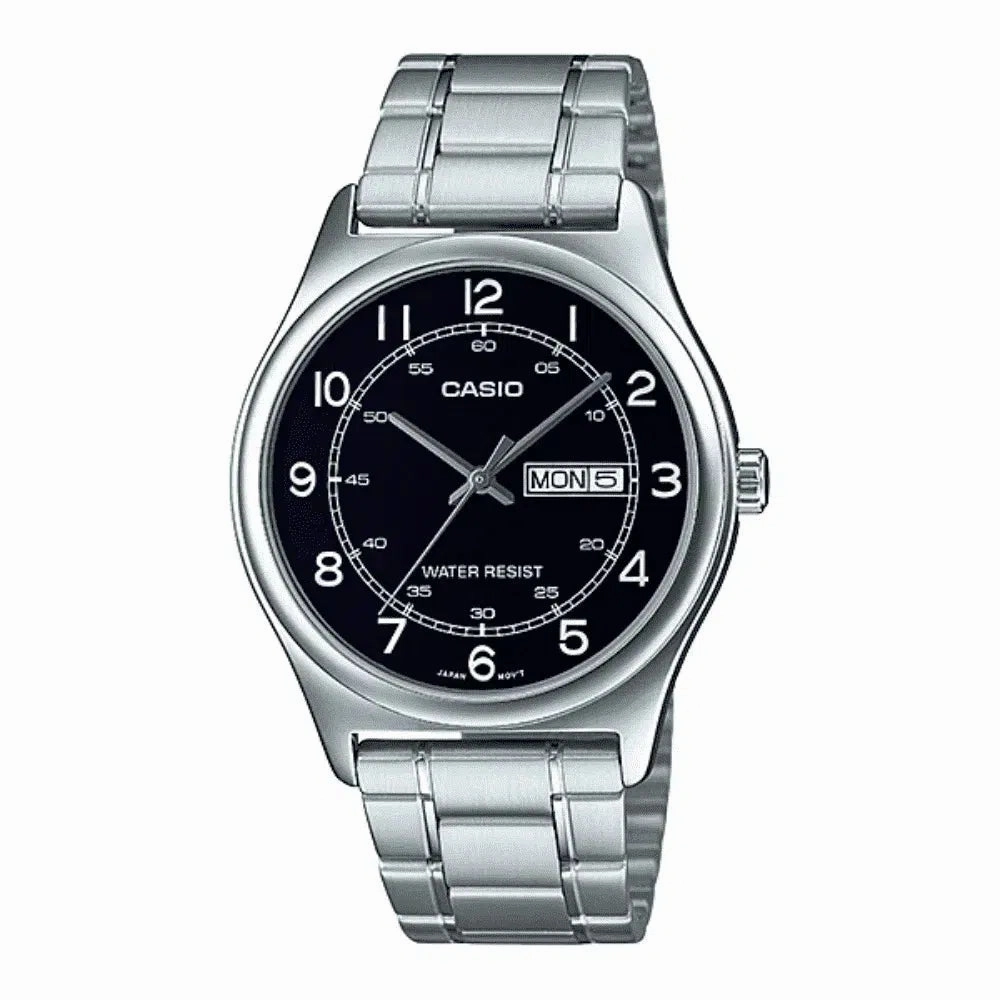 Casio MTP-V006D-1B2 Silver Stainless Watch for Men,men's watches,watch for men, best men's watches,luxury men's watch,minimalist men's watch,casual men's watch,dress watch for men,automatic men's watch,quartz men's watch,cheap men's watch. business