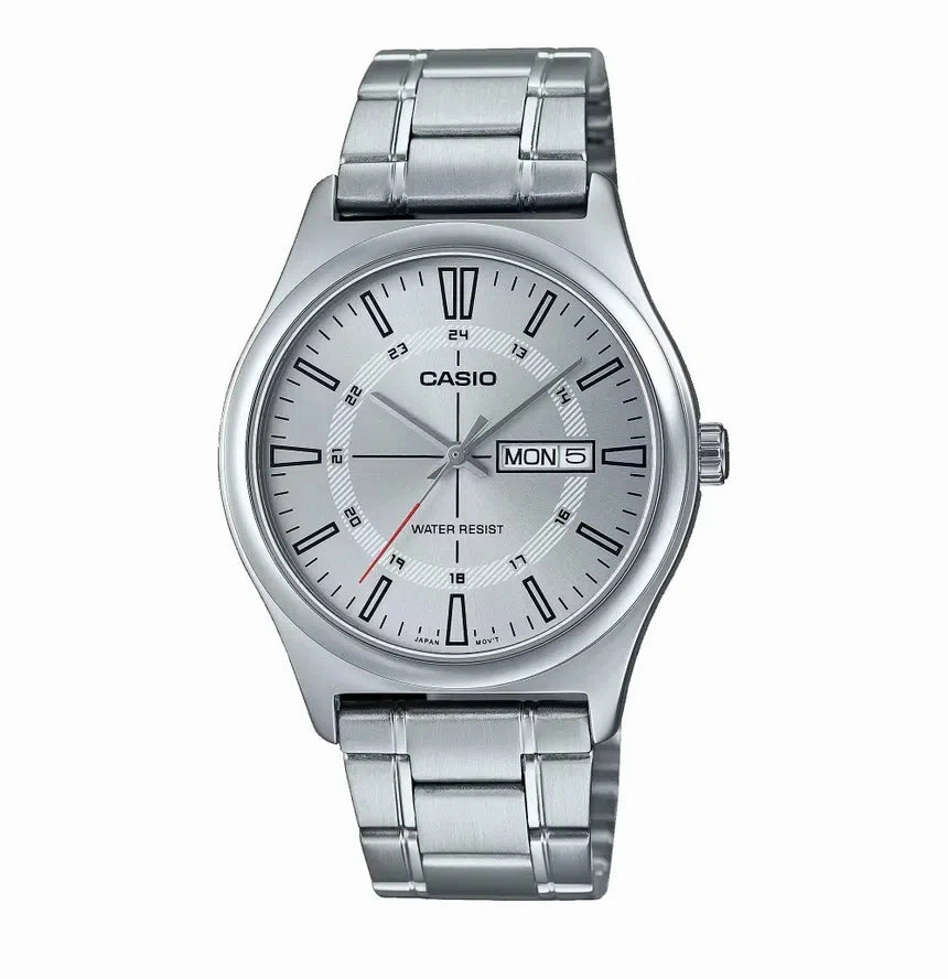 Casio MTP-V006D-7C Analog Stainless Steel Strap Watch For Men,men's watches,watch for men, best men's watches,luxury men's watch,minimalist men's watch,casual men's watch,dress watch for men,automatic men's watch,quartz men's watch,cheap men's watc