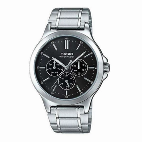 Casio MTP-V300D-1A Silver Stainless Watch for Men,men's watches,watch for men, best men's watches,luxury men's watch,minimalist men's watch,casual men's watch,dress watch for men,automatic men's watch,quartz men's watch,cheap men's watch. business 