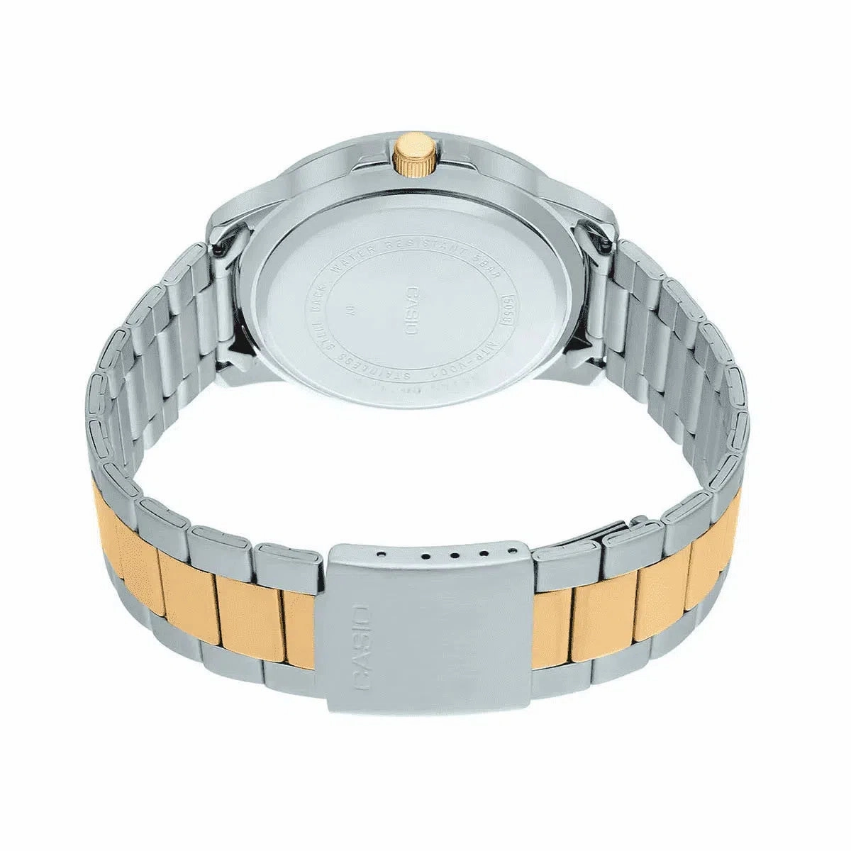 Casio MTP-VD01SG-1B Two-Toned Stainless Watch for Men