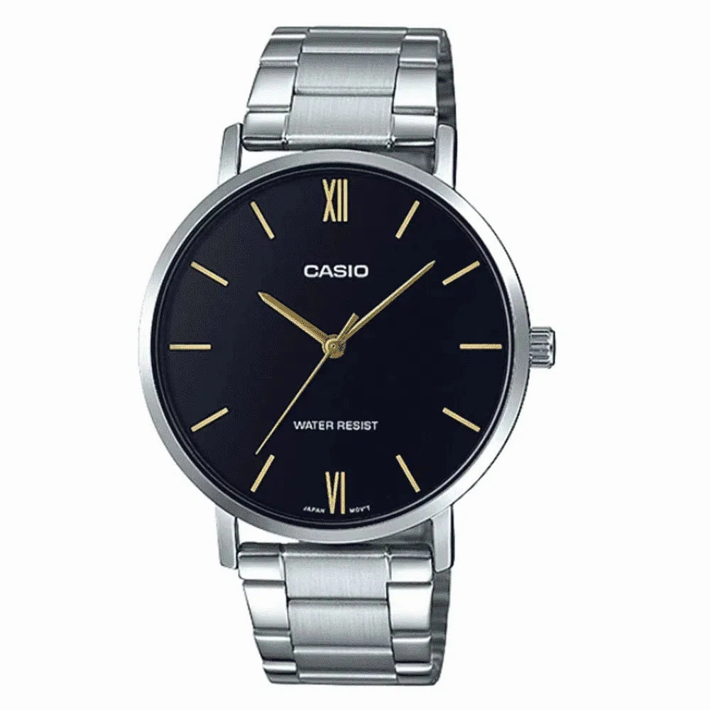 Casio MTP-VT01D-1B Silver Stainless Watch for Men,men's watches,watch for men, best men's watches,luxury men's watch,minimalist men's watch,casual men's watch,dress watch for men,automatic men's watch,quartz men's watch,cheap men's watch. business 