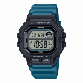 Casio Sports Gear Blue Resin Band Watch WS1400H-3A 
