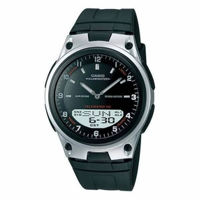 Casio Standard AW-80-1A Black/Silver Resin Strap Watch for Men Affordable casual watches Sporty casual watches Affordable luxury casual watches