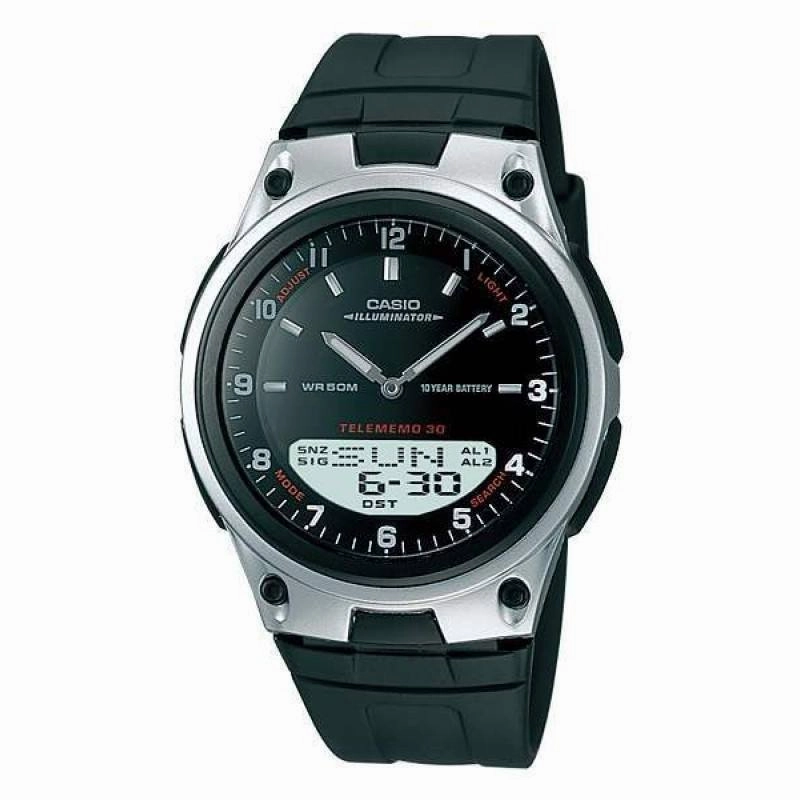 Casio Standard AW-80-1A Black/Silver Resin Strap Watch for Men,men's watches,watch for men, best men's watches,luxury men's watch,minimalist men's watch,casual men's watch,dress watch for men,automatic men's watch,quartz men's watch,cheap men's wat