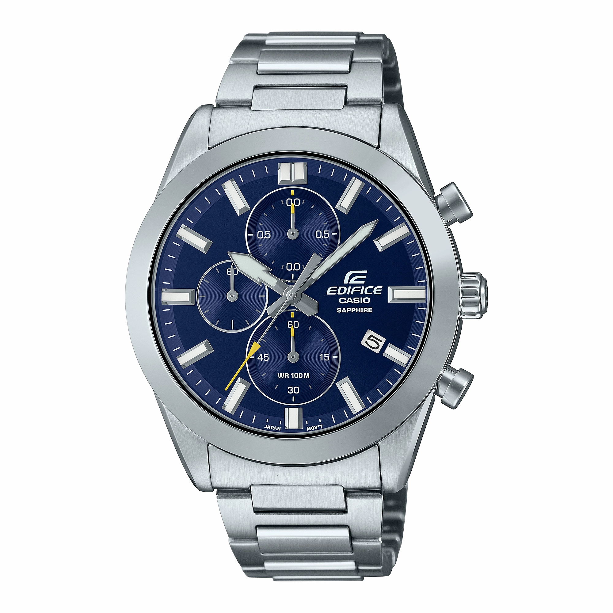 Casio Standard Chronograph Silver Stainless Steel Band Watch EFB710D-2A,quartz watch, quartz watches for men, quartz watches for women, best quartz watch, minimalist quartz watch, luxury quartz watch, waterproof quartz watch,analog quartz watch, digital qu