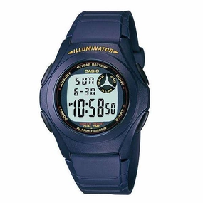 Casio Standard F-200W-2A Blue Resin Strap Watch for Men,silicone watch,silicone strap watch,silicone watches for men,silicone watches for women,unisex silicone watch,kids silicone watch,sports silicone watch,casual silicone watch,waterproof silicone watch,
