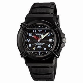 Casio Standard HDA-600B-1BVDF Black Resin Watch for Men and Women,silicone watch,silicone strap watch,silicone watches for men,silicone watches for women,unisex silicone watch,kids silicone watch,sports silicone watch,casual silicone watch,waterproof silic