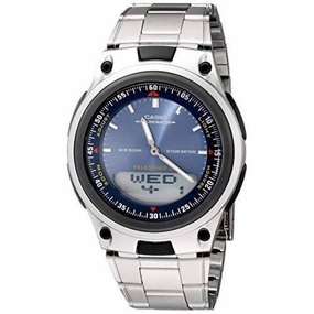 Casio Standard Men's Silver Stainless Steel Strap Watch- AW-80D-2AVDF Affordable casual watches Sporty casual watches Affordable luxury casual watches