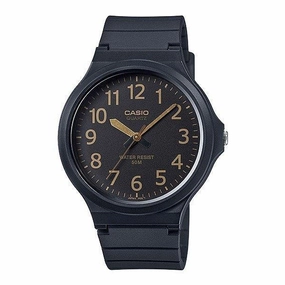 Casio Standard MW-240-1B2VDF Black Resin Strap Unisex  Watch,silicone watch,silicone strap watch,silicone watches for men,silicone watches for women,unisex silicone watch,kids silicone watch,sports silicone watch,casual silicone watch,waterproof silicone w