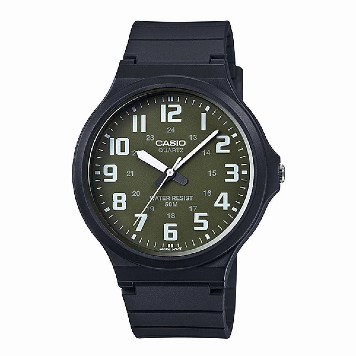 Casio Standard MW-240-3BVDF  Black Resin Strap Unisex Watch,men's watches,watch for men, best men's watches,luxury men's watch,minimalist men's watch,casual men's watch,dress watch for men,automatic men's watch,quartz men's watch,cheap men's watch.