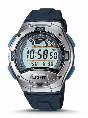 Casio Standard W-753-2AV Blue/Silver Resin Strap Watch for Men,silicone watch,silicone strap watch,silicone watches for men,silicone watches for women,unisex silicone watch,kids silicone watch,sports silicone watch,casual silicone watch,waterproof silicone