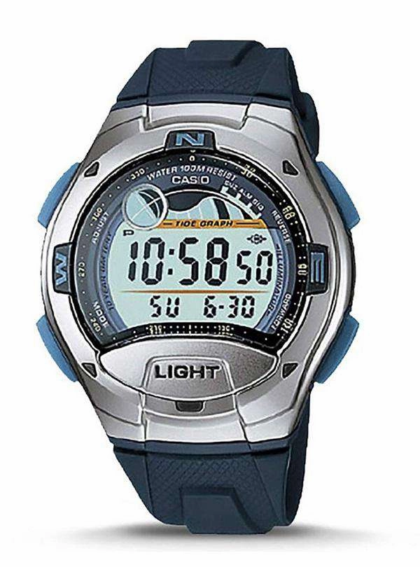 Casio Standard W-753-2AV Blue/Silver Resin Strap Watch for Men,silicone watch,silicone strap watch,silicone watches for men,silicone watches for women,unisex silicone watch,kids silicone watch,sports silicone watch,casual silicone watch,waterproof silicone