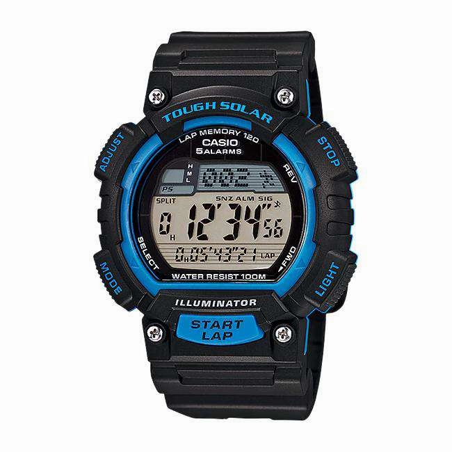 Casio STL-S100H-2A Black Resin Strap Watch for Men Affordable casual watches Sporty casual watches Affordable luxury casual watches