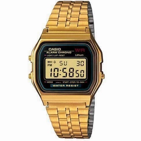 Casio Vintage A159WGEA-1D Gold Plated Watch for Men and Women Affordable casual watches Sporty casual watches Affordable luxury casual watches