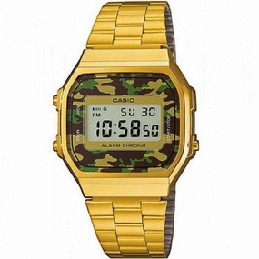 Casio Vintage A168WEGC-3D Gold Plated Stainless Steel Watch For Men and Women Affordable casual watches Sporty casual watches Affordable luxury casual watches
