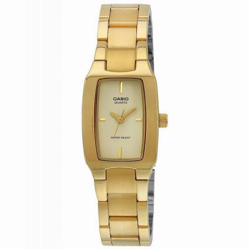 Casio Vintage LTP-1165N-9C Gold Plated Watch for Women Affordable casual watches Sporty casual watches Affordable luxury casual watches