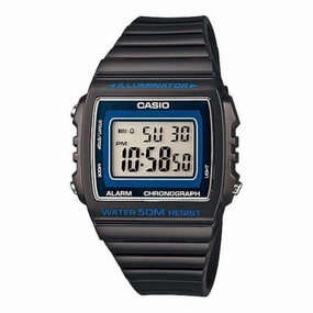 Casio W-215H-8A Dark Gray Resin Strap Watch For Men and Women Affordable casual watches Sporty casual watches Affordable luxury casual watches
