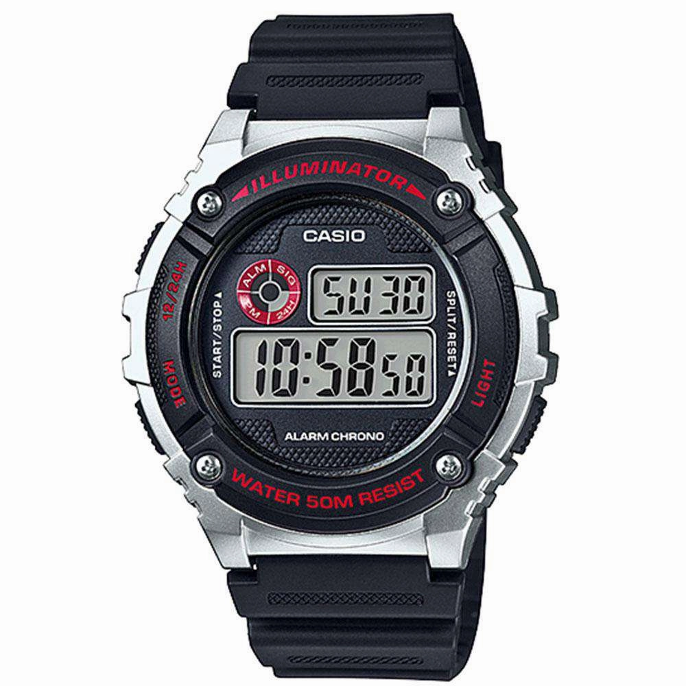 Casio W-216H-1C BLACK Digital Watch for Men Affordable casual watches Sporty casual watches Affordable luxury casual watches