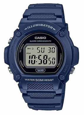 Casio W-219H-2A Blue Resin Strap Watch for Men,men's watches,watch for men, best men's watches,luxury men's watch,minimalist men's watch,casual men's watch,dress watch for men,automatic men's watch,quartz men's watch,cheap men's watch. business wat
