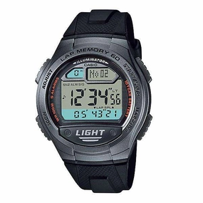 Casio W-734-1AVDF Black Resin Watch for Men Affordable casual watches Sporty casual watches Affordable luxury casual watches