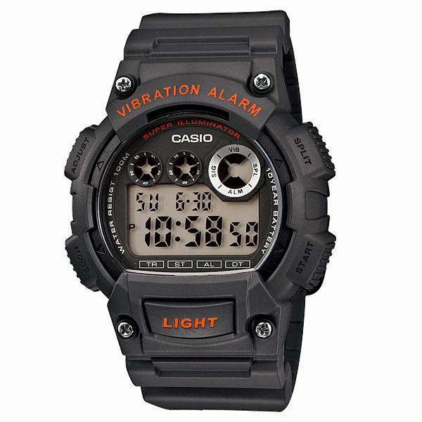 Casio W-735H-8A Black Resin Watch for Men Affordable casual watches Sporty casual watches Affordable luxury casual watches