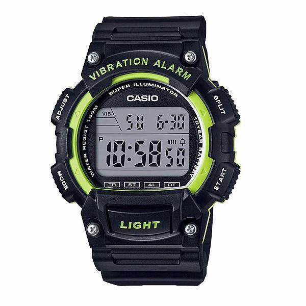Casio W-736H-3AVDF Black Resin Watch for Men Affordable casual watches Sporty casual watches Affordable luxury casual watches