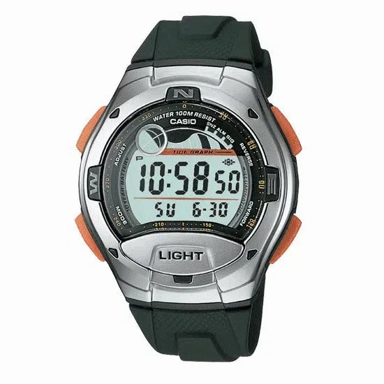 Casio W-753-3AVDF Greenm Resin Watch for Men Affordable casual watches Sporty casual watches Affordable luxury casual watches