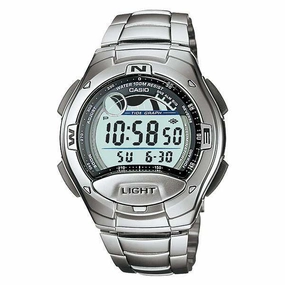 Casio W-753D-1AVDF Silver Stainless Watch for Men Affordable casual watches Sporty casual watches Affordable luxury casual watches