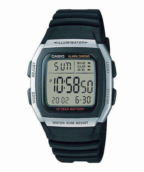 Casio W-96H-1AVDF  Black Resin Watch for Men and Women Affordable casual watches Sporty casual watches Affordable luxury casual watches