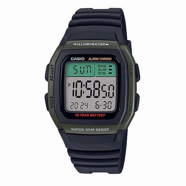 Casio W-96H-3AVDF Black Resin Watch for Men and Women,silicone watch,silicone strap watch,silicone watches for men,silicone watches for women,unisex silicone watch,kids silicone watch,sports silicone watch,casual silicone watch,waterproof silicone watch,si