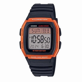 Casio W-96H-4A2VDF Black Resin Watch for Men and Women Affordable casual watches Sporty casual watches Affordable luxury casual watches