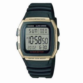 Casio W-96H-9AVDF Black Resin Watch for Men and Women Affordable casual watches Sporty casual watches Affordable luxury casual watches