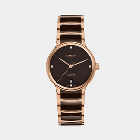 Centrix Women Quartz Brown Dial Analog Ceramic Watch R30038712 women watches best women watches affordable women's watches branded women watches