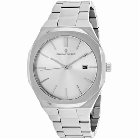 Christian Van Sant Men's Watch - Octavius Slim Quartz Silver Dial Bracelet | CV0521 men's watches best men's watches under $500 affordable men's watches men watches classic