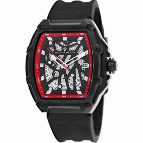 Christian Van Sant Men's Watch - Odyssey Automatic Black Rubber Strap | CV6197B men's watches best men's watches under $500 affordable men's watches men watches classic
