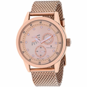 Christian Van Sant Men's Watch - Rio Quartz Rose Gold Tone Dial Bracelet | CV8719 men's watches best men's watches under $500 affordable men's watches men watches classic