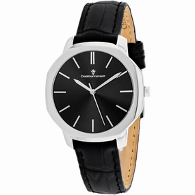 Christian Van Sant Women's Watch - Octave Slim Quartz Black Dial Strap | CV0500 Luxury Quartz Watch Quartz Watch Sale