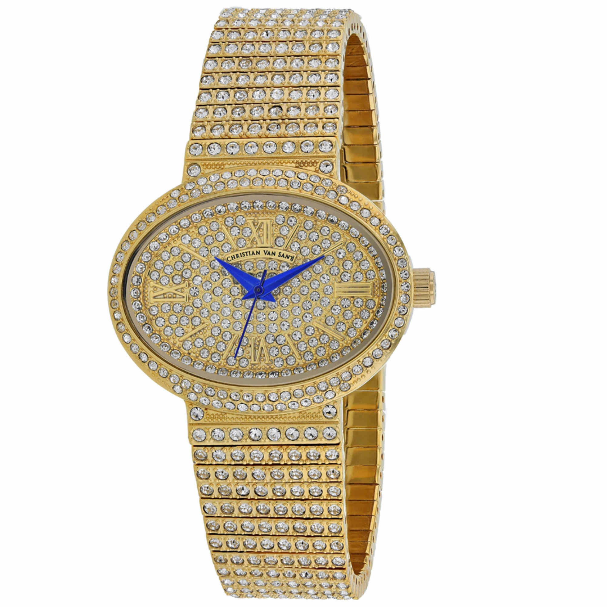 Christian Van Sant Women's Watch - Sparkler Quartz Gold Tone Dial Bracelet | CV0251 Luxury Quartz Watch Quartz Watch Sale