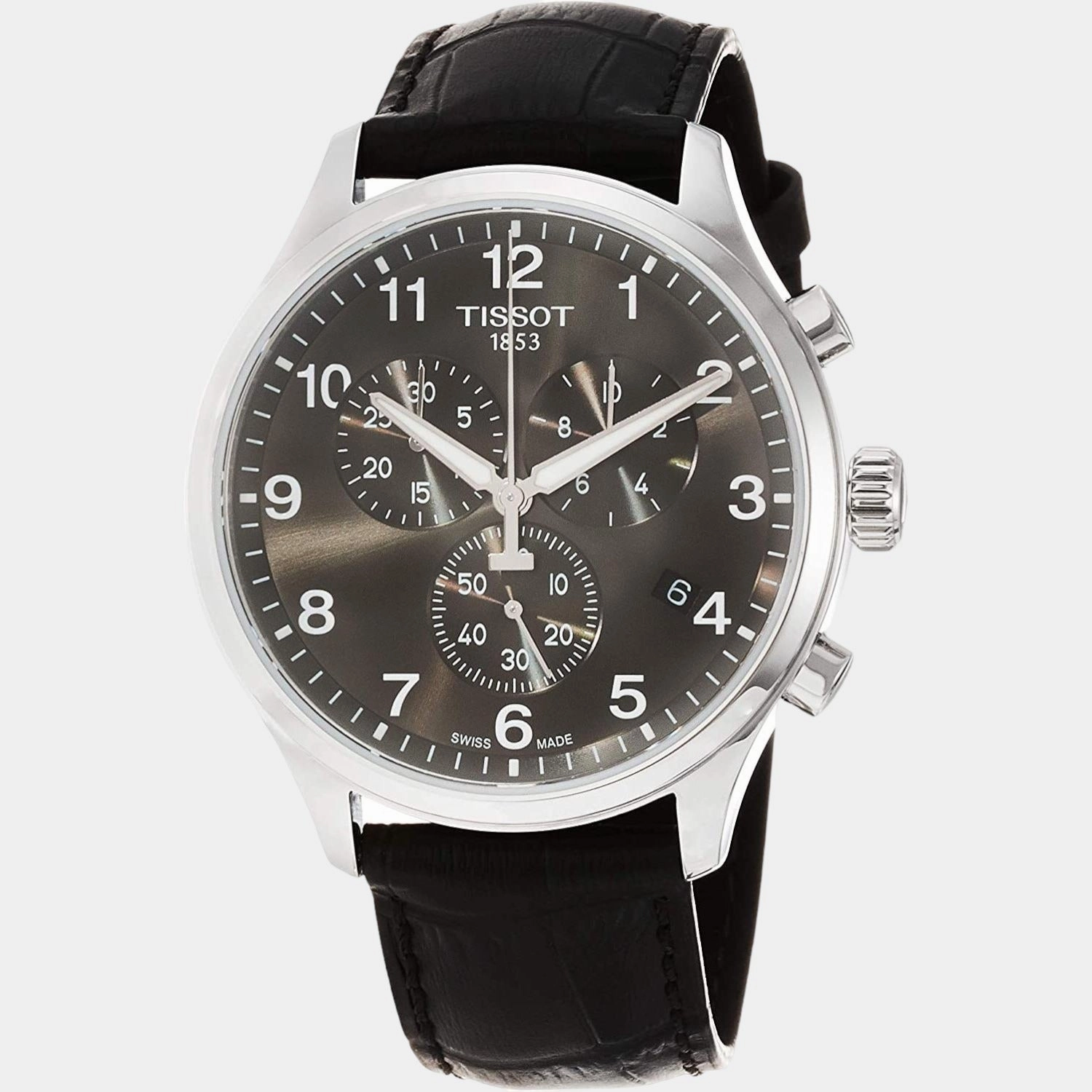 Chrono Xl Men Chronograph Leather Watch T1166171605700