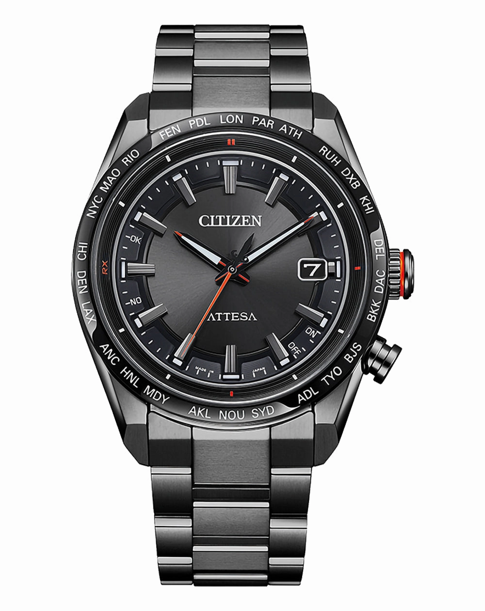 Citizen Attesa Radio Controlled Eco-Drive Super Titanium Watch CB0286-61E 