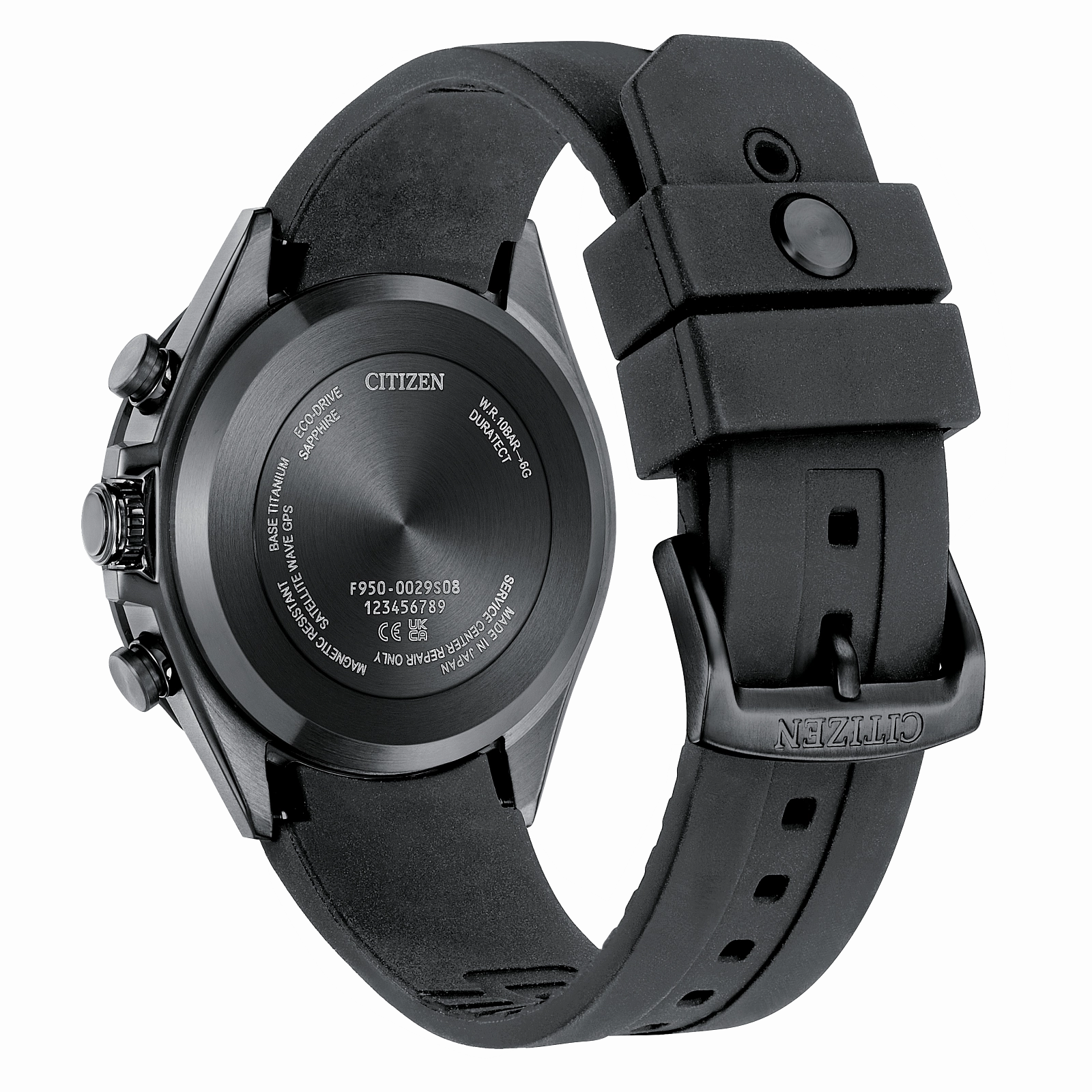 Citizen Attesa Satellite Eco-Drive Polyurethane Band Watch CC4055-14H