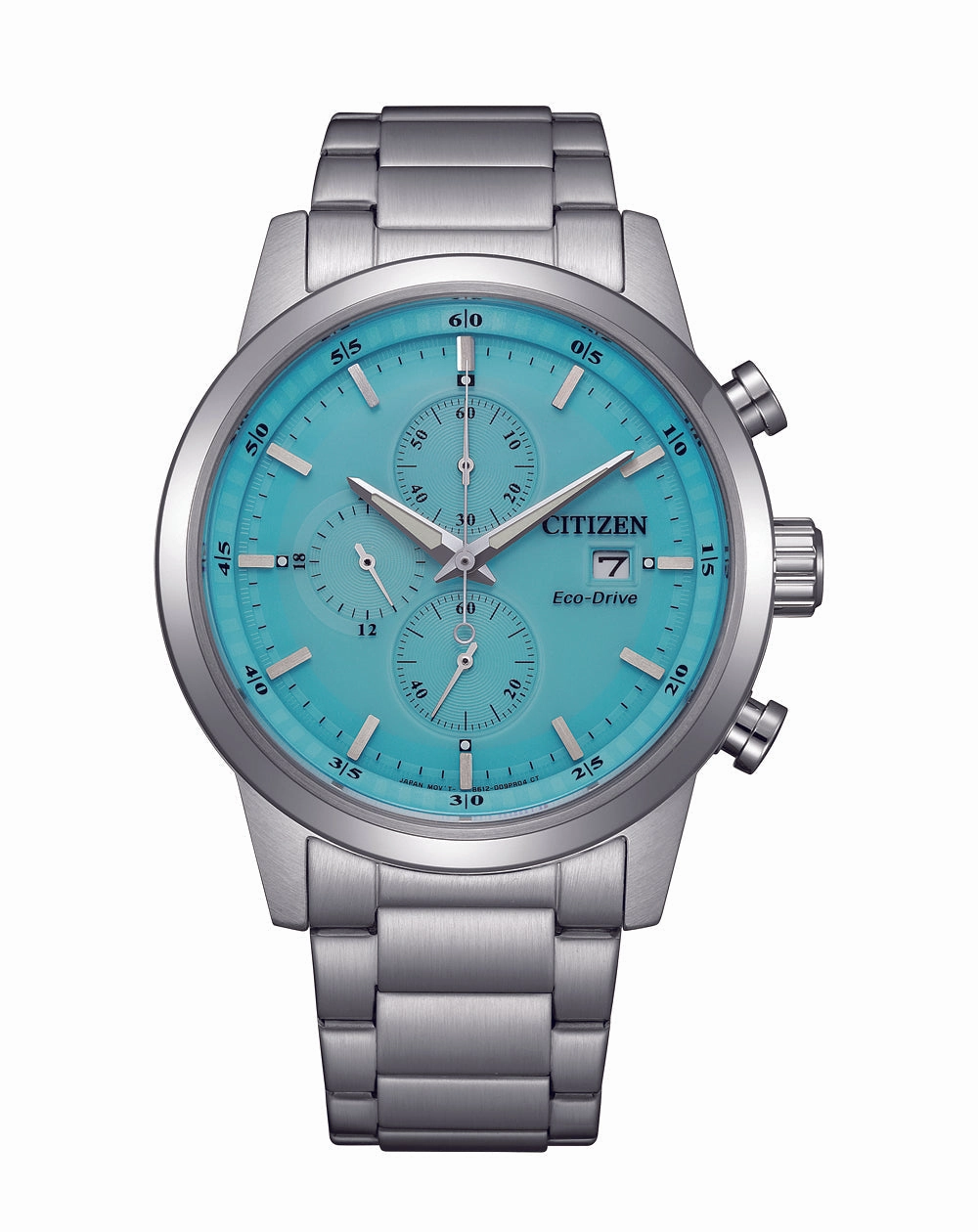 Citizen Eco-Drive Blue Dial Stainless Steel Watch CA0748-80L 