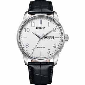 Citizen Eco-Drive BM8550-14A Affordable Leather Watch Leather Watch Discount
