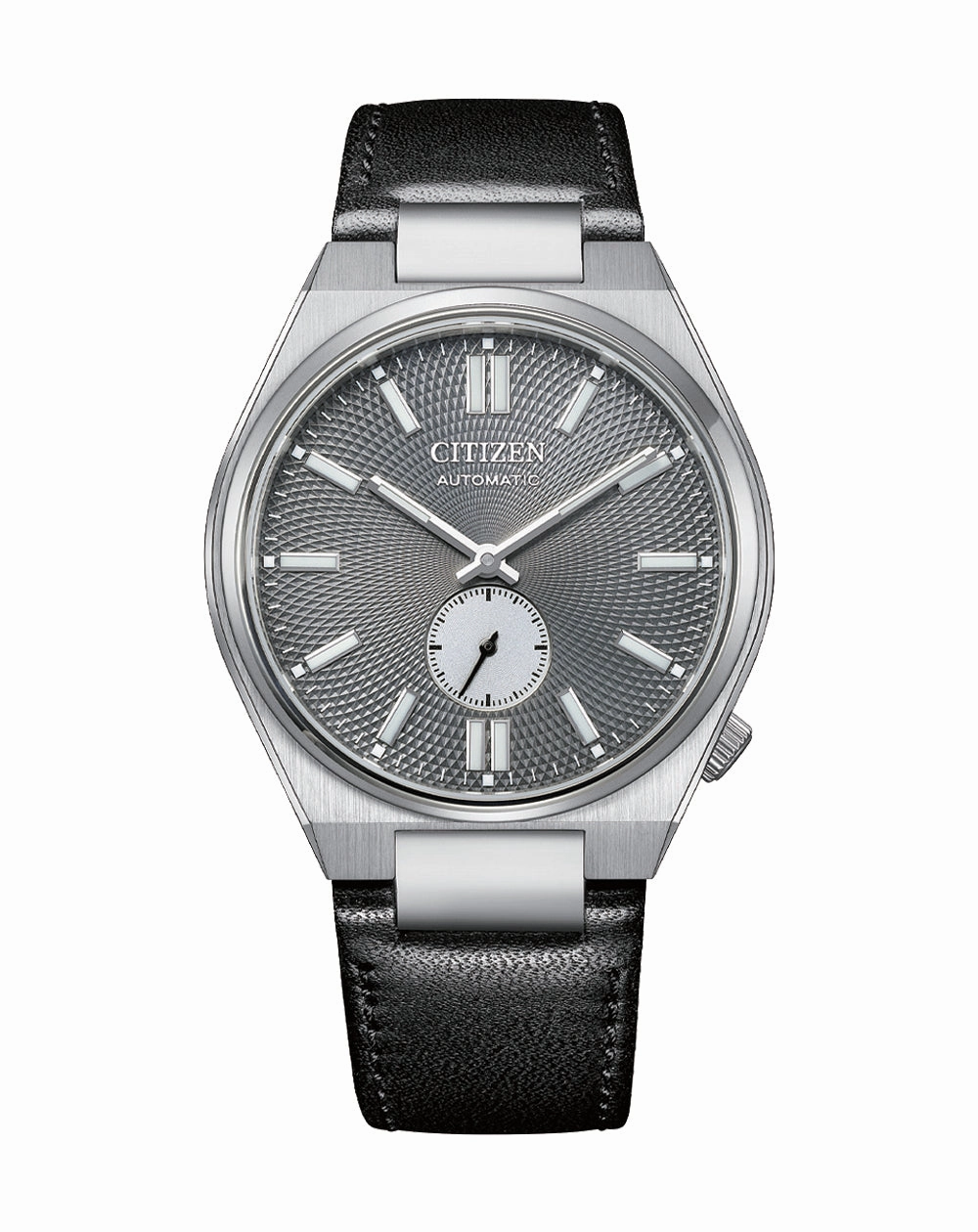 Citizen Tsuyosa Automatic Black Leather Strap Grey Dial Watch NK5010-01H 