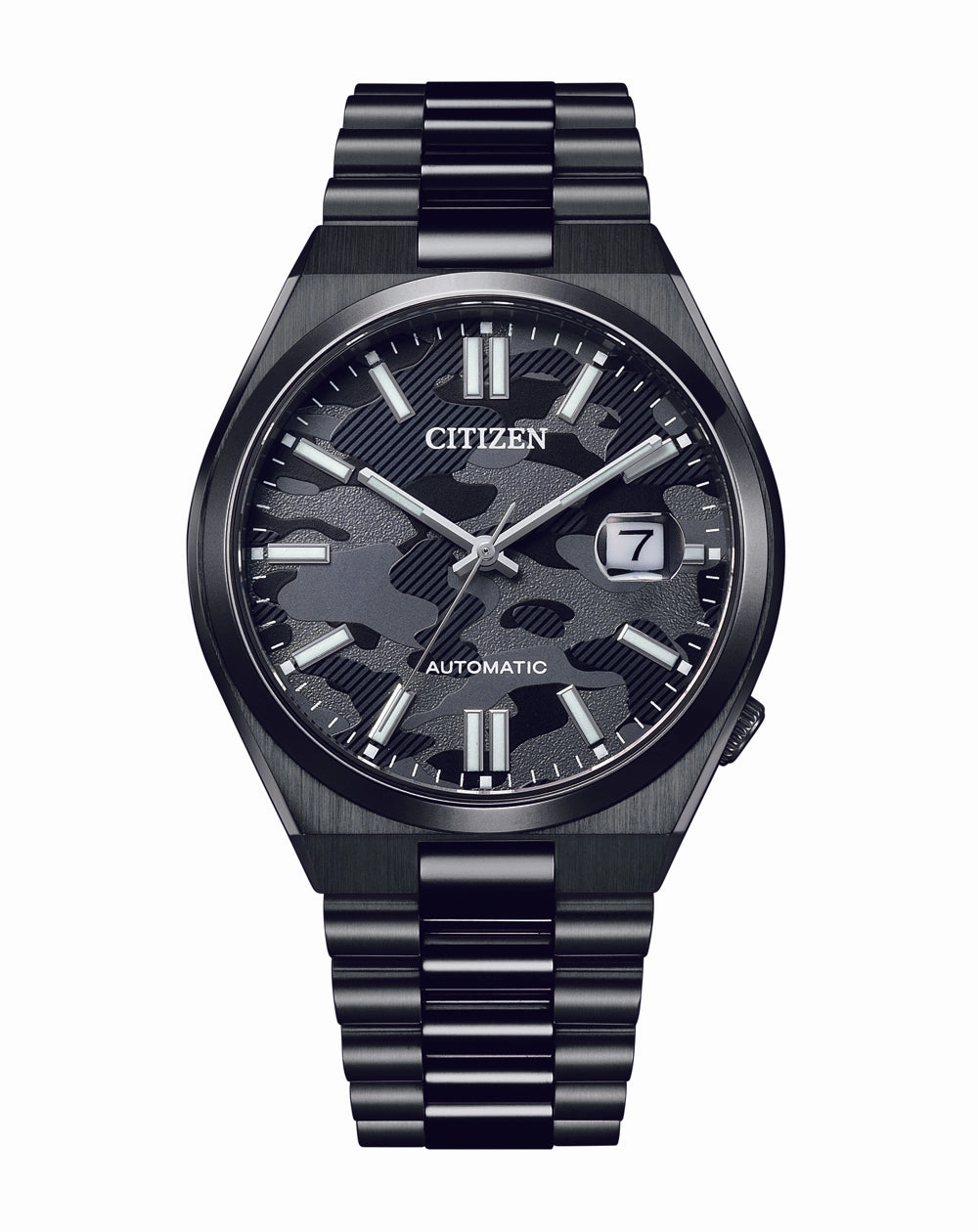 Citizen Tsuyosa Automatic Black Stainless Steel Watch NJ0155-87E 